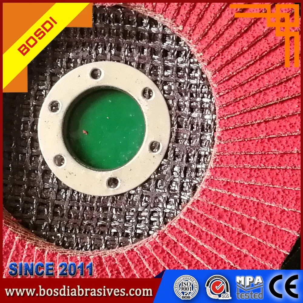 Zirconia Coated Flap Wheel Grinding for Aluminum /Metal/Stainless Steel Surface Polishing