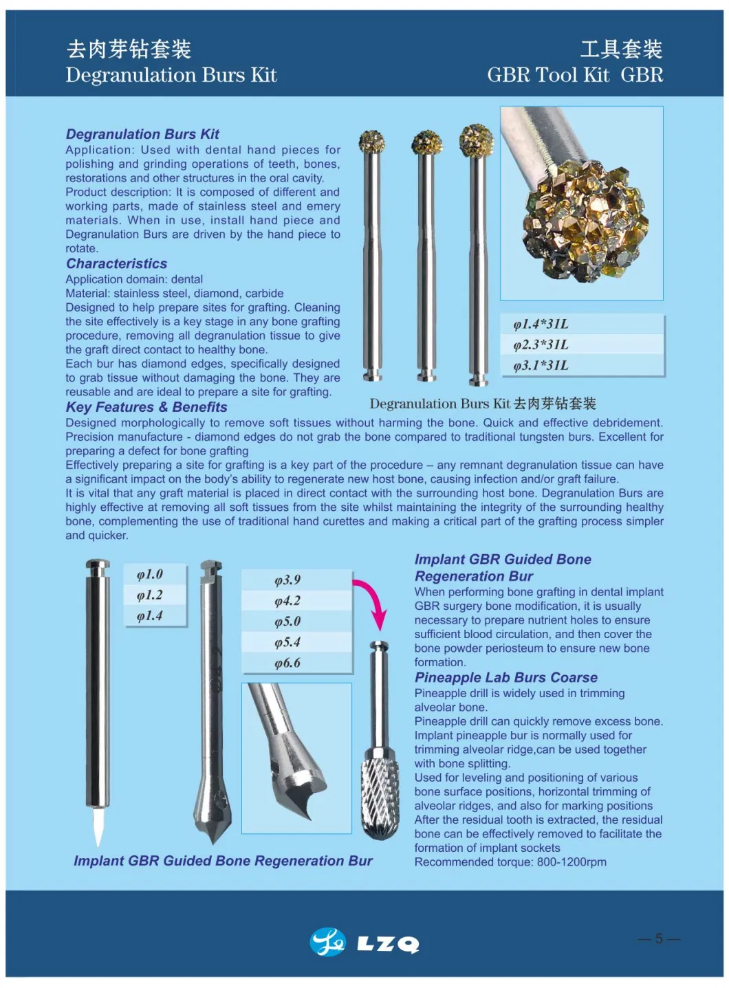 Corneal Diamond Burr Debridement Debridement Burs