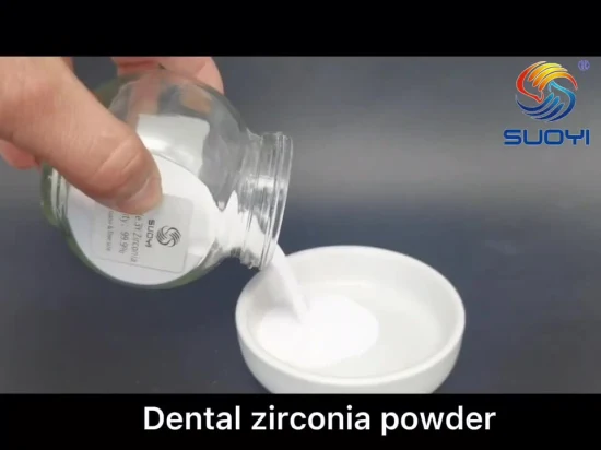 China Factory liefert direkt Ysz Dentalpulver Yttria stabilisiertes Zirkonoxidpulver